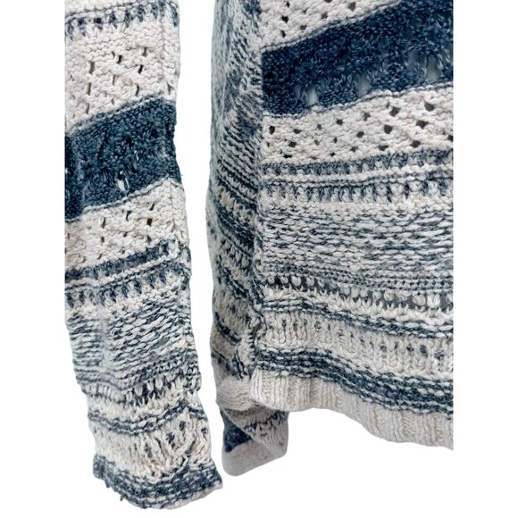 Free People Boho Button Front Asymmetrical Knit Cardigan Sweater • Fairy Grunge - Picture 13 of 16